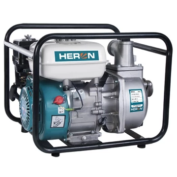 Heron benzinmotoros vízszivattyú 5,5 LE,max.600l/min, max.7m szívómélység,max. 28m nyomómagasság