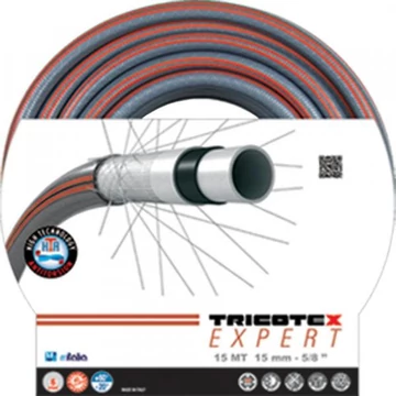 Tricotex Expert csavarodás mentes locsolótömlő 1" 25m szürke