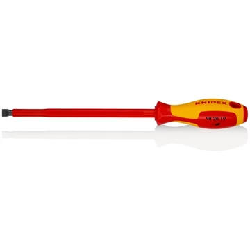 Knipex VDE csavarhúzó lapos 10.0x1.6x200mm, többkomponensű nyél - Berb Szerszám