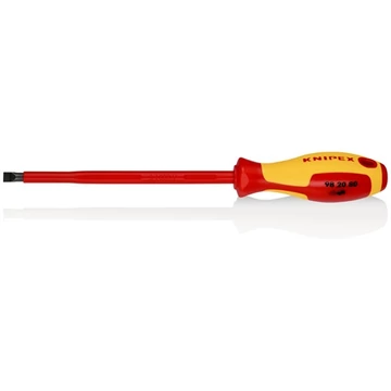 Knipex VDE csavarhúzó lapos 8.0x1.2x175mm, többkomponensű nyél