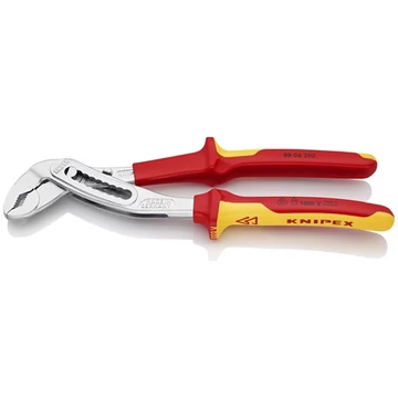 Knipex VDE Alligator keskeny vízpumpafogó krómozott, többkomponensű nyél 250 mm