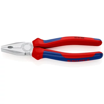 Knipex kombinált fogó, műanyag markolat, 200mm