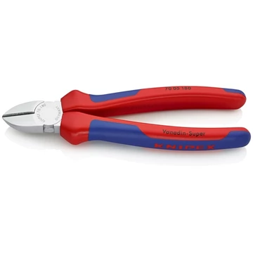 Knipex Oldalcsípőfogó krómozott 180 mm