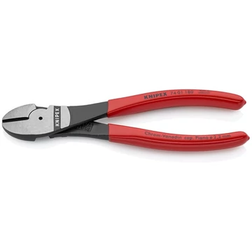 Knipex Erőkímélő oldalcsípő fogó feketére foszfátozott 180 mm