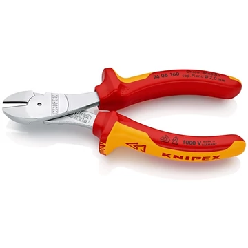 Knipex erősített oldalcsípő fogó VDE 160mm