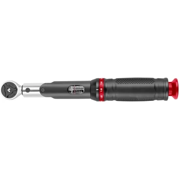 FORTUM nyomatékkulcs, 1/4", 5-25 Nm, ablakos, 72 fog; pontosság: +/- 4% 