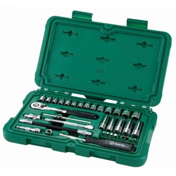 Sata dugókulcs készlet 1/4" 36 részes