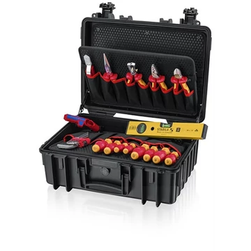Knipex Robust23 Start szerszámkoffer 24 villanyszerelő szerszámmal (Elektro)