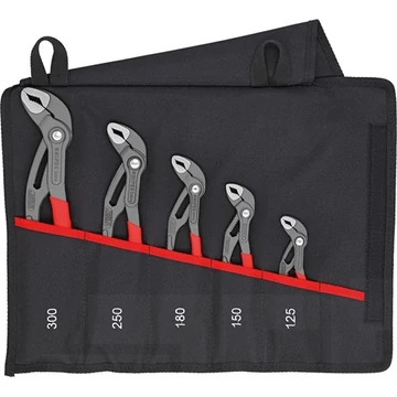 Knipex fogókészlet Cobra 5 részes felgöngyölíthető táskában