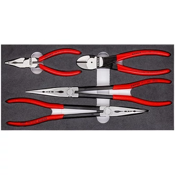 Knipex Automotive fogókészlet 4 részes, szivacstálcával