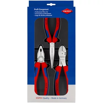 Knipex fogókészlet 3 részes, műanyag tálcával
