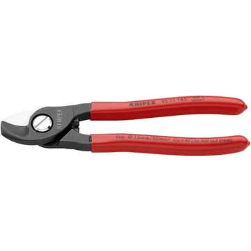 Knipex kábelolló műanyaggal bevonva barnított 160 mm 15/50 mm2