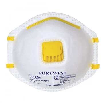 Portwest P101 A FFP1 szelepes porálarc (10 db)