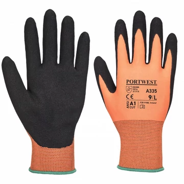 Portwest A335 Dermi-Grip NPR15 Nitrile Sandy kesztyű narancs