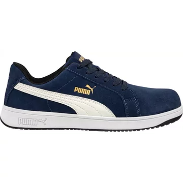 Puma Iconic Suede Navy Low S1pl Esd Fo Hro Sr Munkavédelmi Cipő