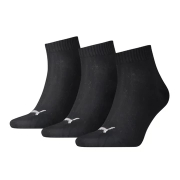 Puma unisex zokni - 3pár/csomag fekete