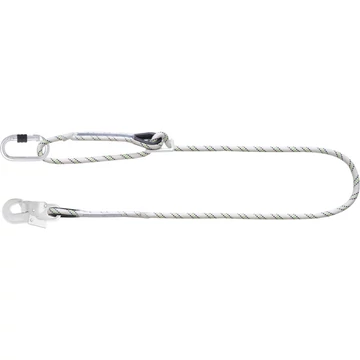 Kratos 2 m hosszú rögzítőpánt +munkapozícionáló, +2 csavaros acélkarabiner, 17mm nyitótávolsággal