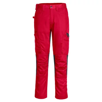 Portwest WX2 Eco Stretch Trade nadrág piros