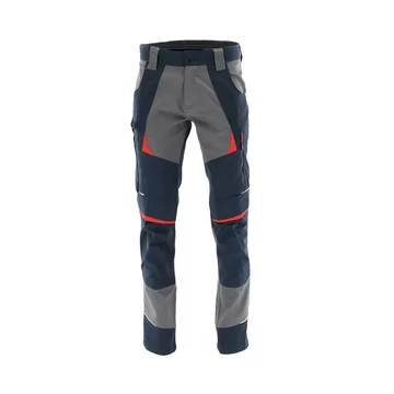 Sara Cottonflex deréknadrág - navy kék - sötétszürke