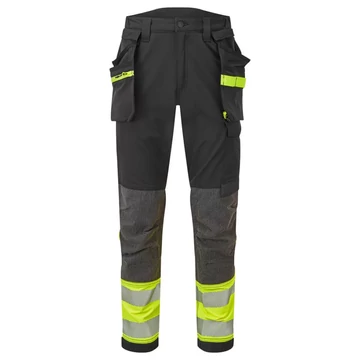 Portwest EV442 Hi-Vis Stretch Class 1 Holster lengőzsebes nadrág fekete