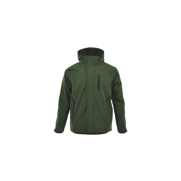 Sara Comfort Winter bélelt softshell hosszú kabát olíva zöld - fekete - Berb Szerszám