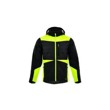 Sara Comfort Winter Hybrid bélelt kabát fekete/sárga - Berb Szerszám