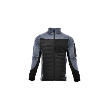 Sara Comfort Plus Hybrid - Munkaruha cipzáras pulóver fekete-szürke - Berb Szerszám