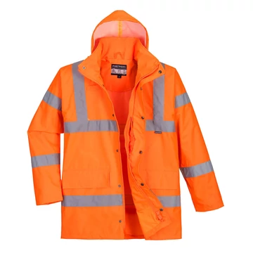 Portwest RT60 Munkaruha Hi-Vis láthatósági légáteresztő kabát, narancs - Berb Szerszám