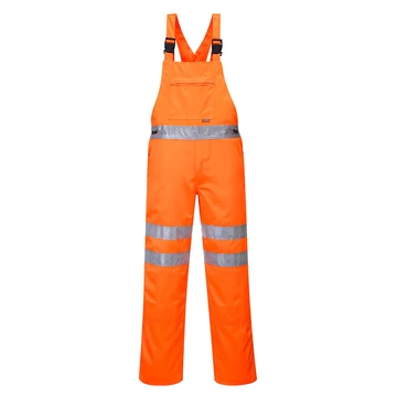 Portwest RT43 Munkaruha Hi-Vis láthatósági kantáros nadrág narancs - Berb Szerszám