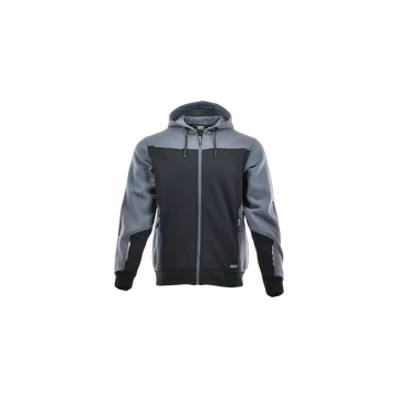 Sara Comfort Plus - Munkaruha kapucnis pulóver fekete/szürke - Berb Szerszám