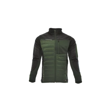 Sara Comfort Plus Hybrid - Munkaruha cipzáras pulóver zöld - fekete - Berb Szerszám