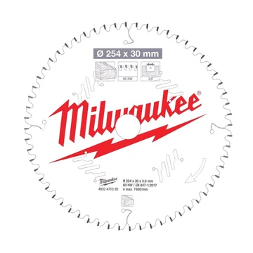 Milwaukee körfűrészlap ¤254x30x60 4932471320