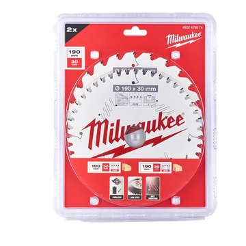 Milwaukee körfűrészlap ¤2x190x24t/48t 4932479574 2db/cs