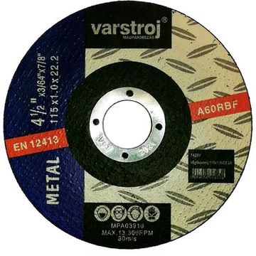 Varstroj Vágókorong 115x1.0x22.2