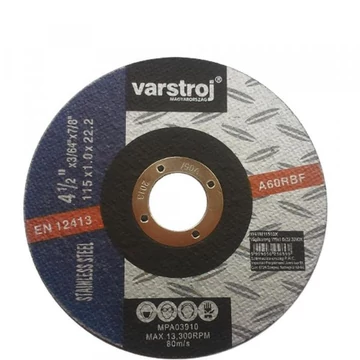 Varstroj Vágókorong 115x1.0x22.2 INOX 