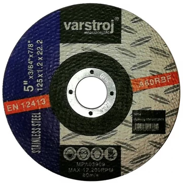 Varstroj Vágókorong 125x1.2x22.2 INOX 