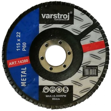 VARSTROJ Lamellás csiszolótárcsa 115 P60 