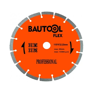 Bautool Gyémánttárcsa szegmenses 115/8 mm 