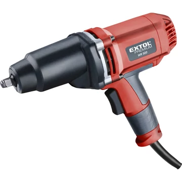 Extol Premium elektromos ütvecsavarozó, 1/2" 230V/950W, 500Nm, 2300ford/perc, jobb/bal irányváltás, papírdobozban