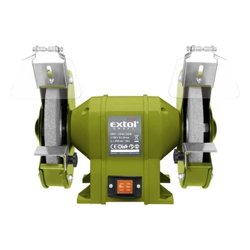 Extol Craft kettős köszörűgép 350W, száraz, 200×16×20mm; 2950 ford/perc, P36, P80, 11kg