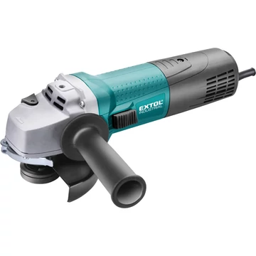 Extol Industrial sarokcsiszológép 125mm 1400W, szabályozható fordulatszám, lágy indítás, terhelésnél konstans fordulatszám, papírdoboz