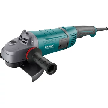 Extol Industrial sarokcsiszológép; 230 mm; 2600W; lágy indítás; terhelésnél konstans fordulatszám; papírdoboz