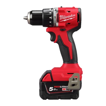 Milwaukee M18 BLPDRC-502C akkus ütvefúró-csavarozó (2 x 5.0 Ah Li-ion akkuval, kofferben)