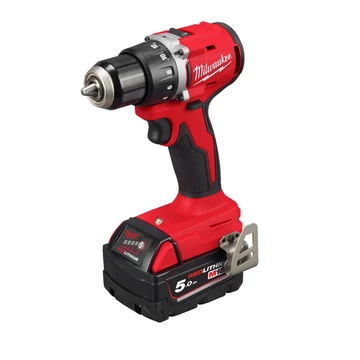 Milwaukee M18 BLDDRC-502C Akkus fúró-csavarozó (2 x 5.0 Ah Li-ion akkuval, kofferben)