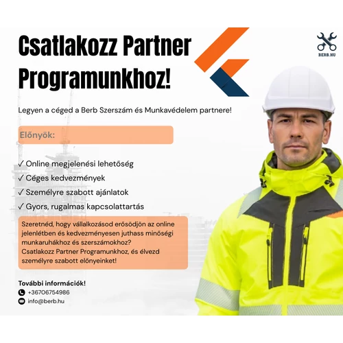 Miért érdemes csatlakozni a Berb Szerszám és Munkavédelem Partnerprogramjához? – Előnyök vállalkozásoknak