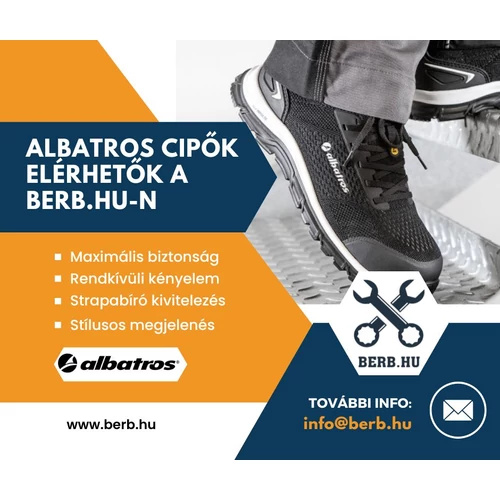 Fedezd fel az ALBATROS prémium munkavédelmi cipőit!