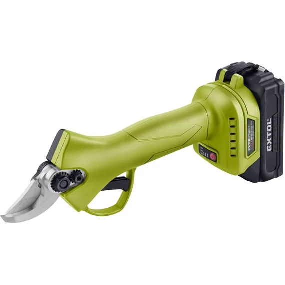 Extol Craft akkus metszőolló, Power Share, 20V, kefementes motor, 1db 2000 mAh Li-ion akku + 1 db töltő