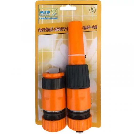 Muta Öntöző szett 4 részes 3/4"-os /15mm "nagy" átfolyás/