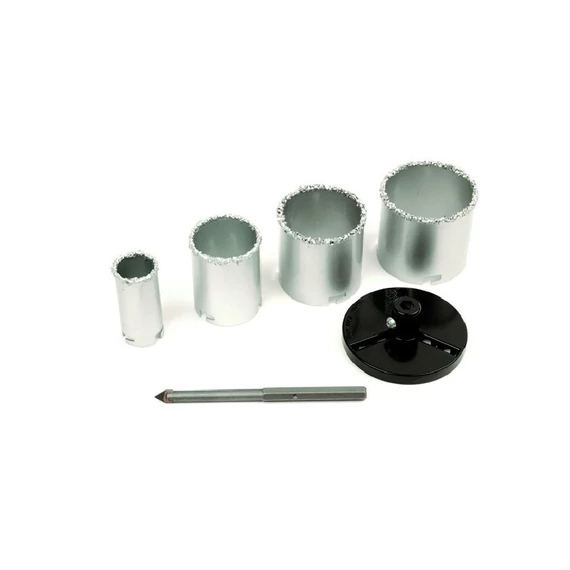 Bautool Csempelyukfúró klt. 6 részes vidiás (33,53,67,73 mm)