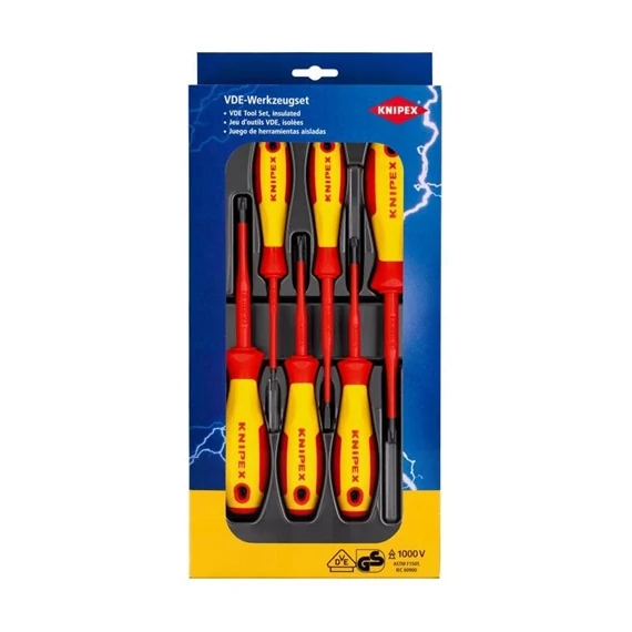Knipex VDE csavarhúzó készlet PlusMinus / egyhornyú